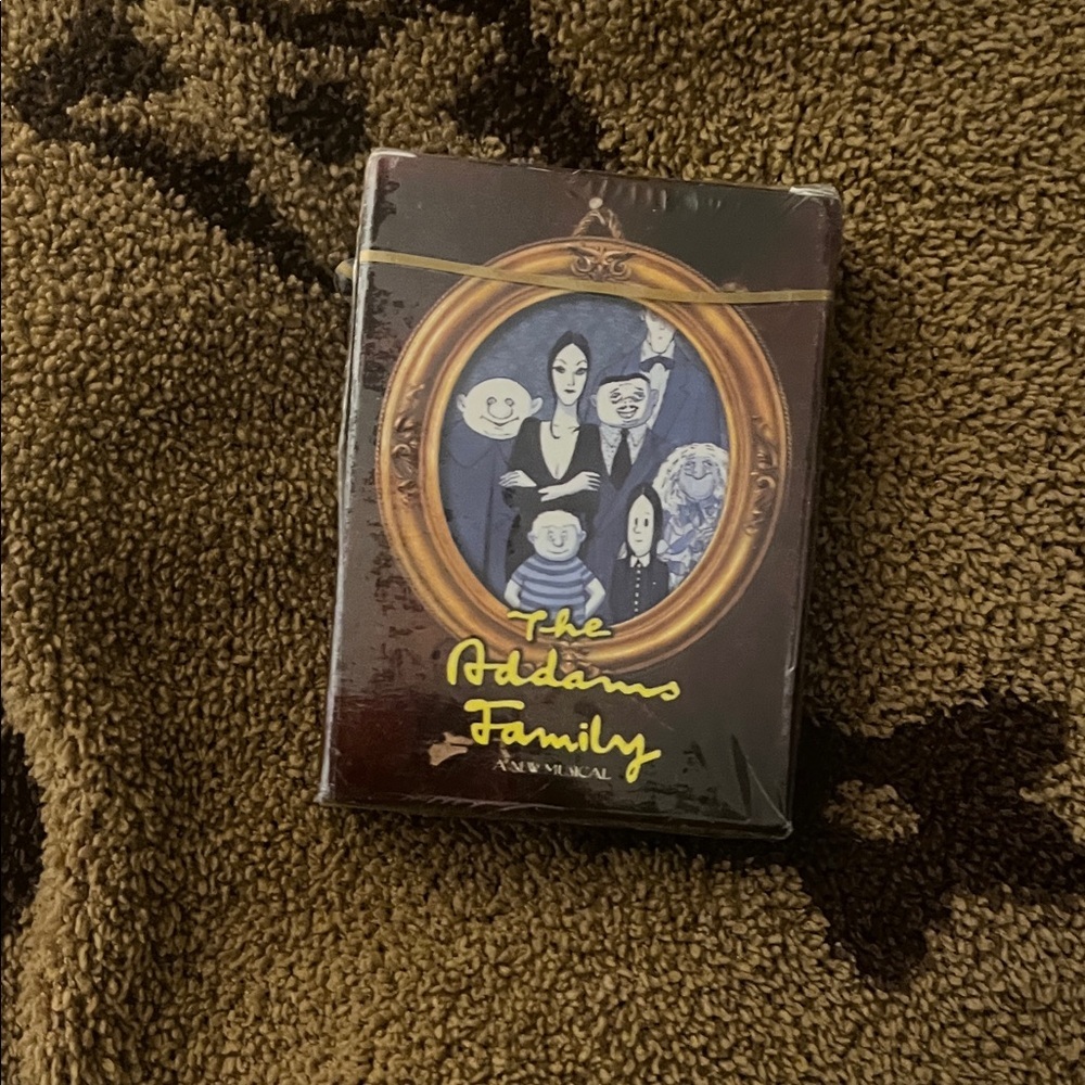The Addams Family deck of cards